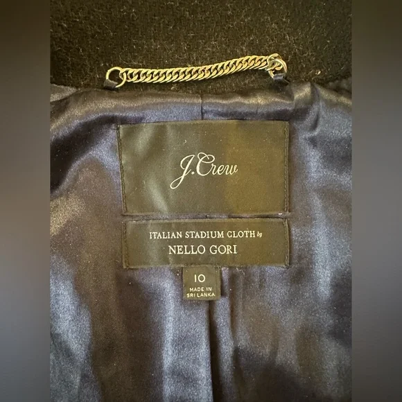 J Crew cocoon Italian Nello Gori wool coat - Picture 6 of 7